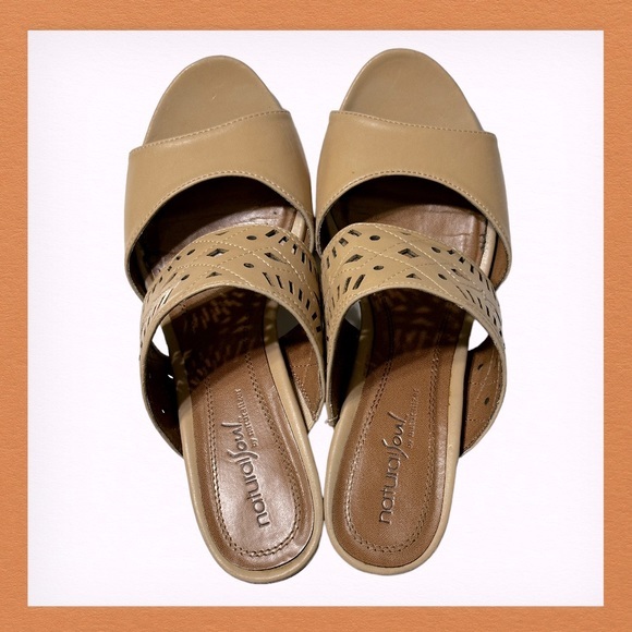 Natural Soul by Naturalizer Womens Beige‎ High Heel Sandals Size 7 - Picture 6 of 13
